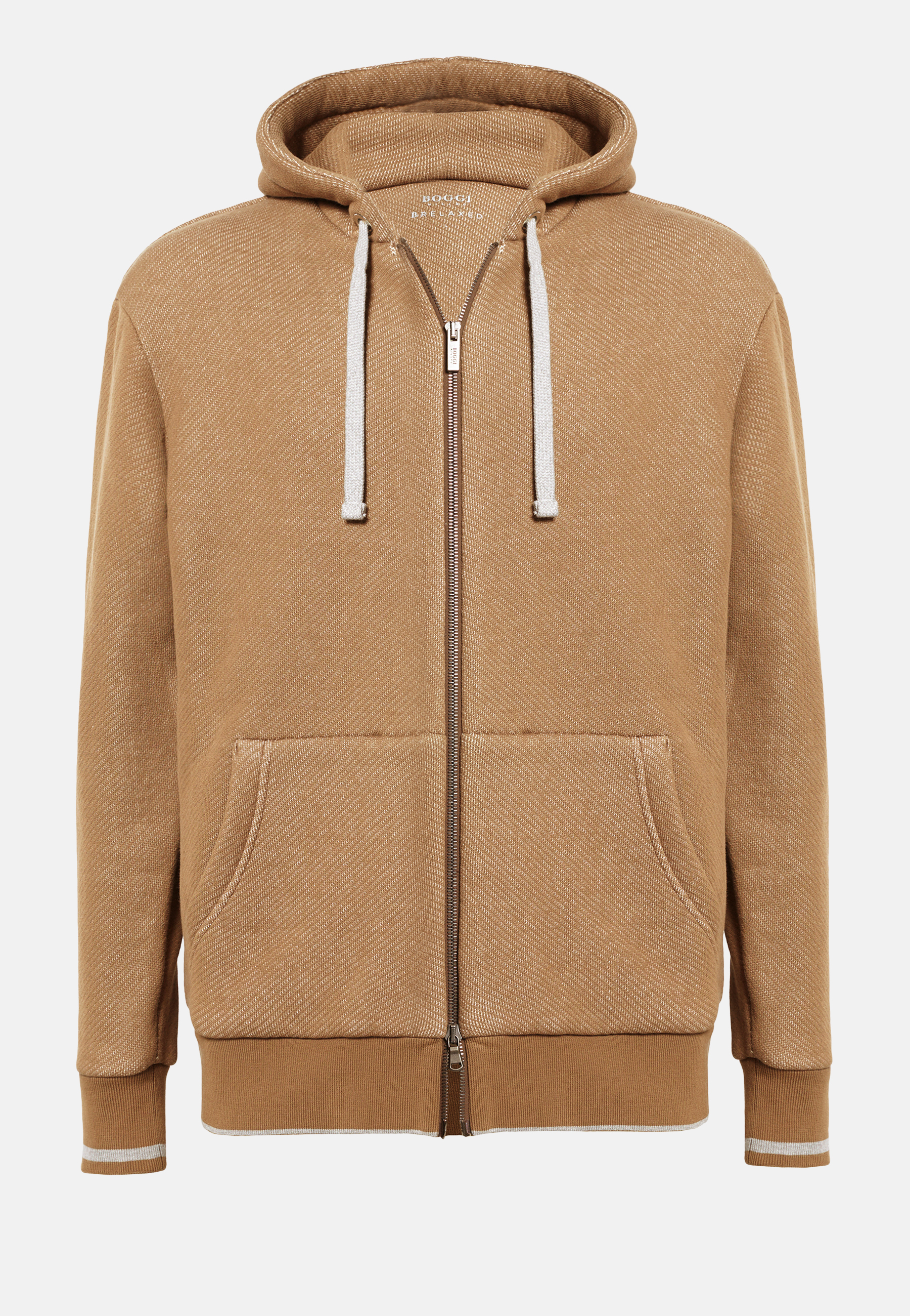 Taupe Cotton Hoodie