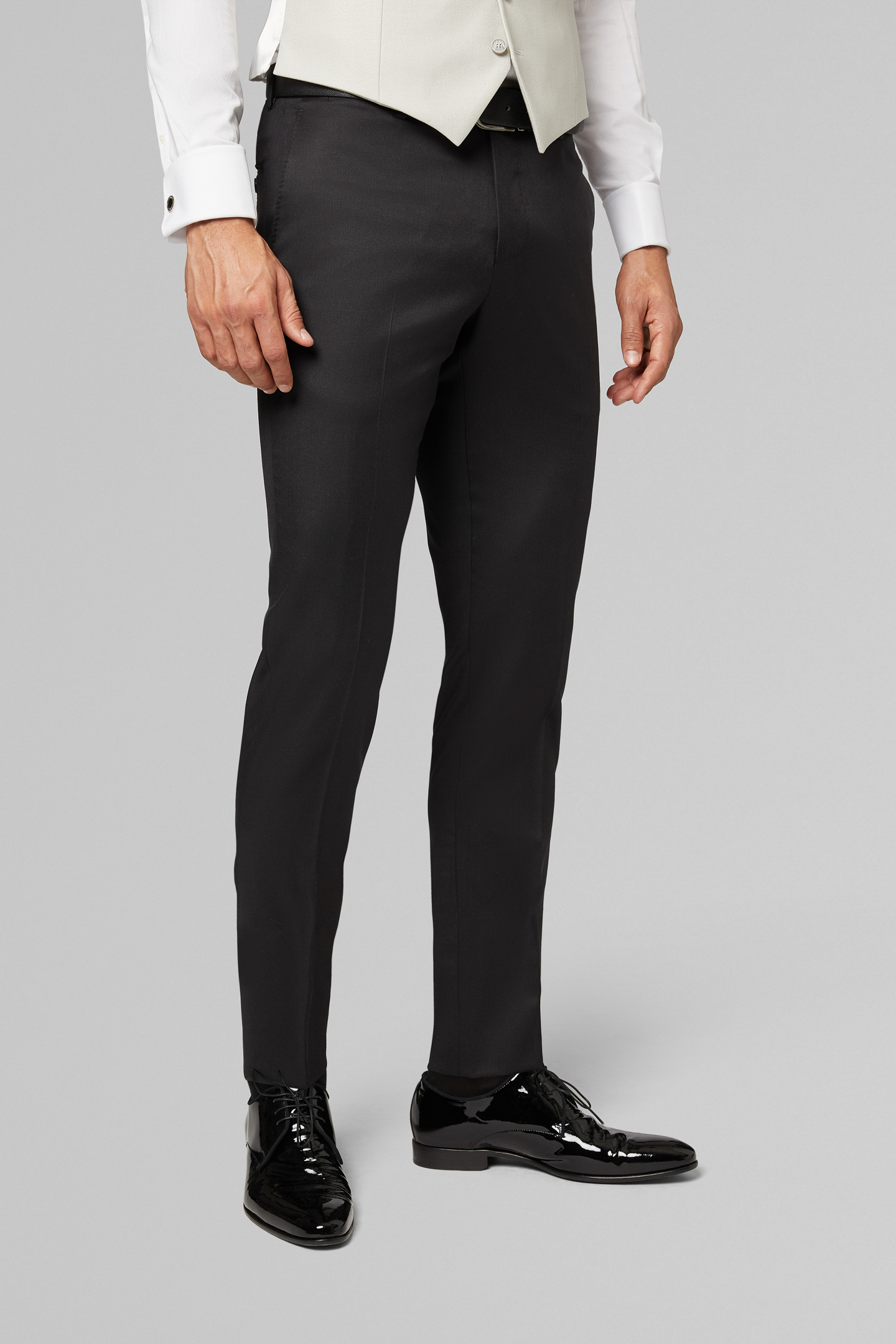 Occasions, Grey Slim Fit Suit Trousers