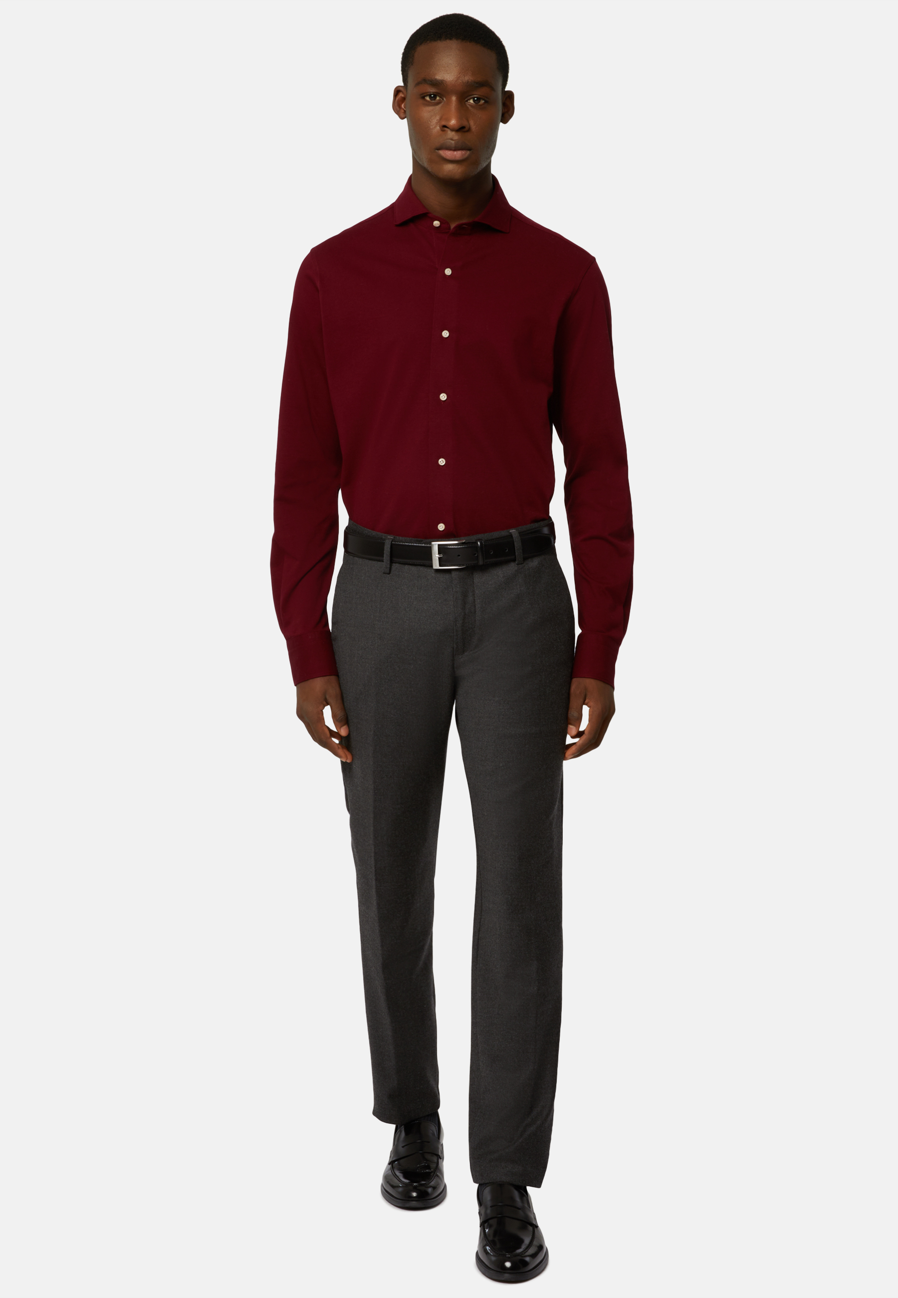 Buy Maroon Shirts for Men by POE Online | Ajio.com