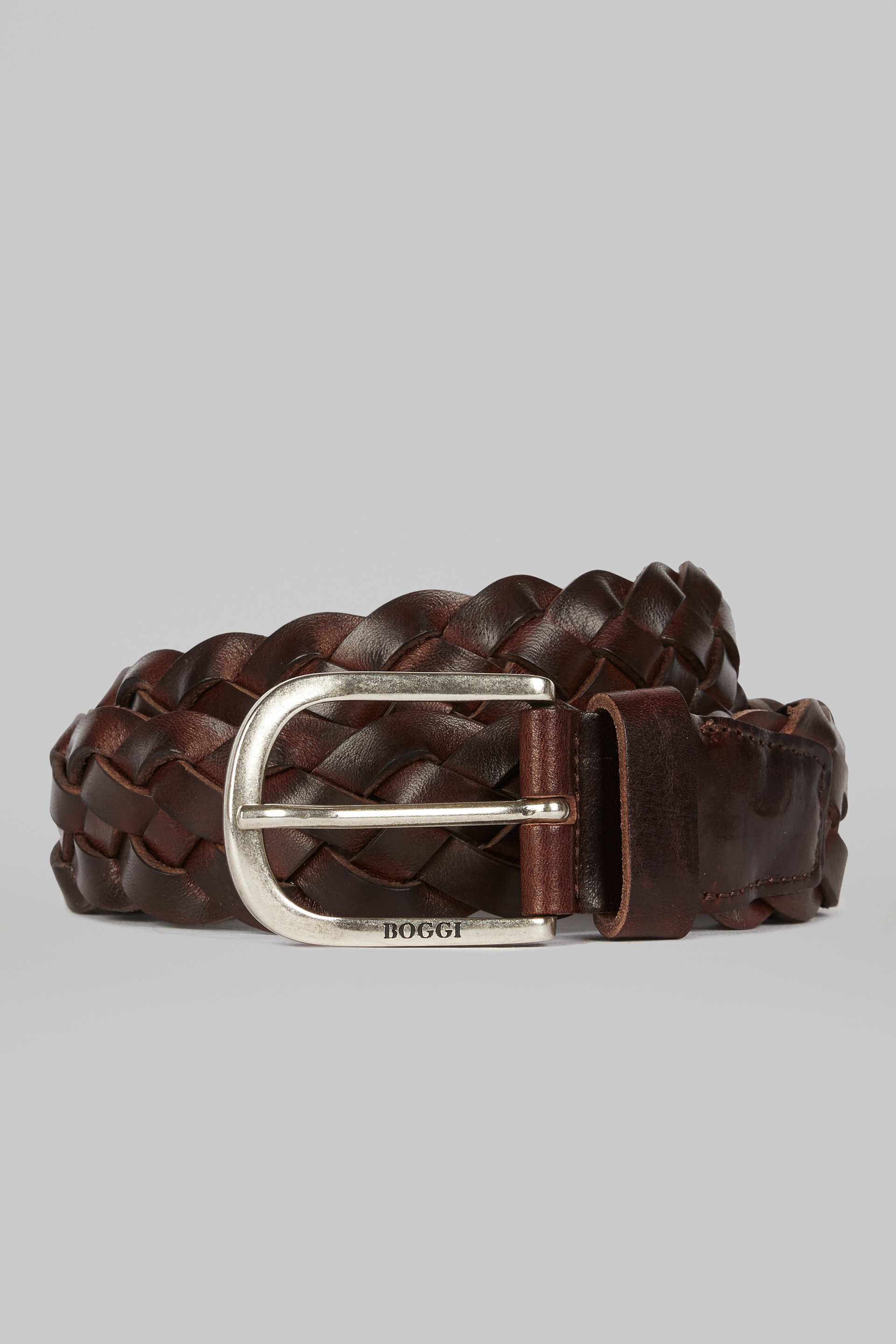 Woven Leather Belt | Boggi