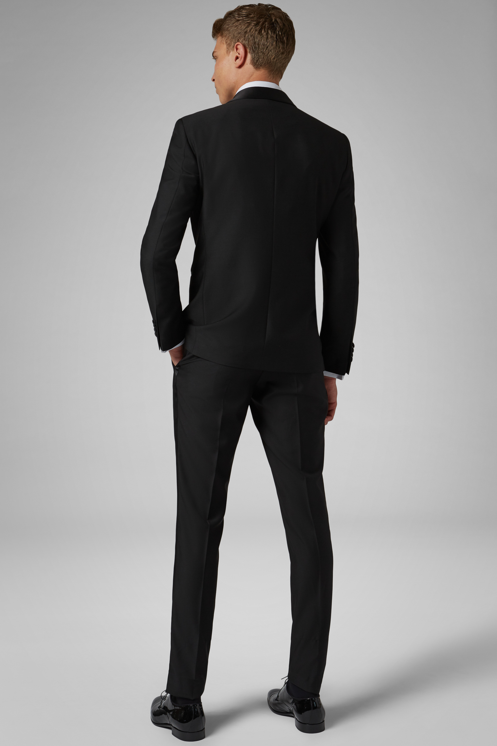 Shop Blujacket Black 100% Wool Tuxedo