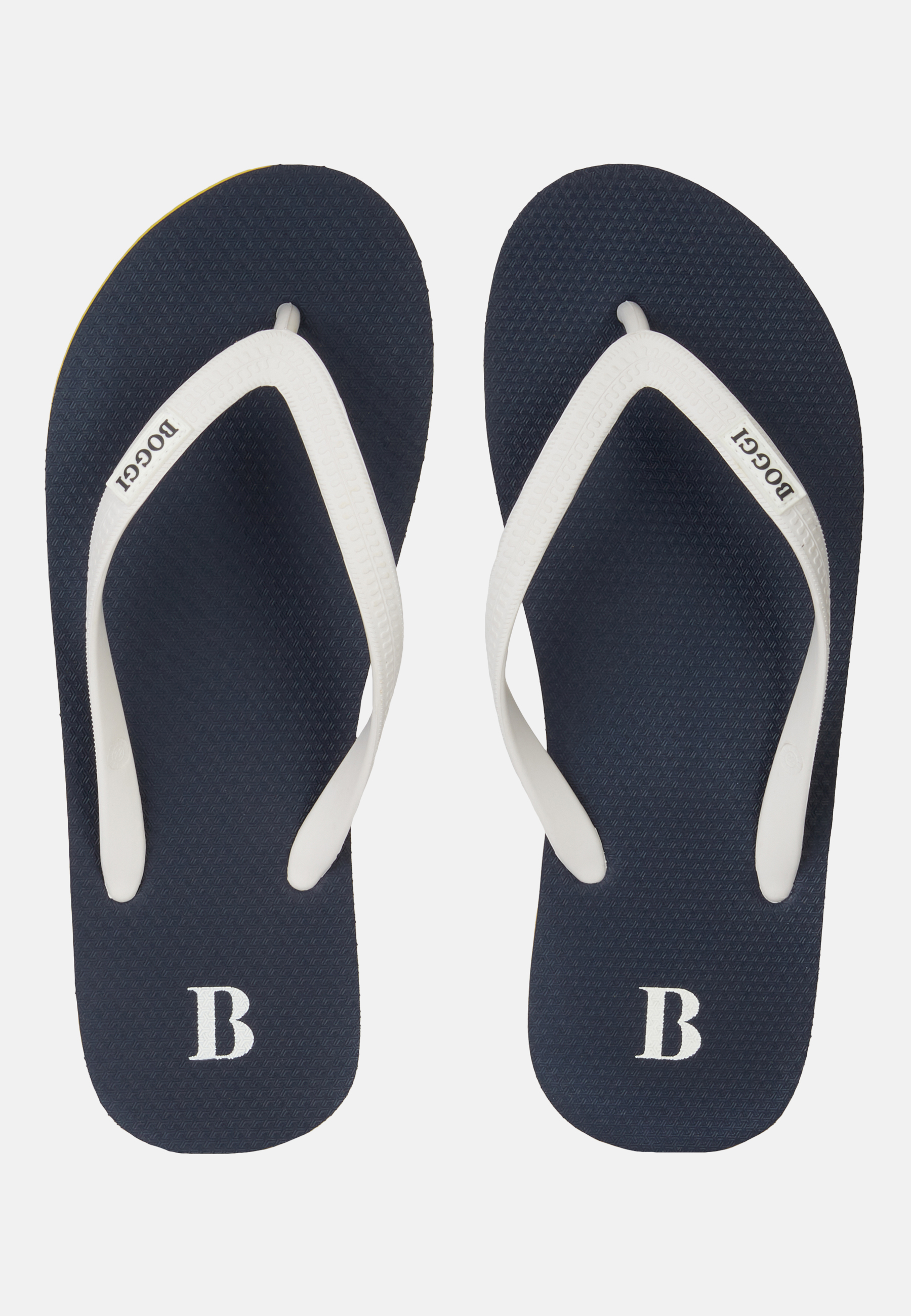Navy Blue Rubber Flip-Flops | Boggi