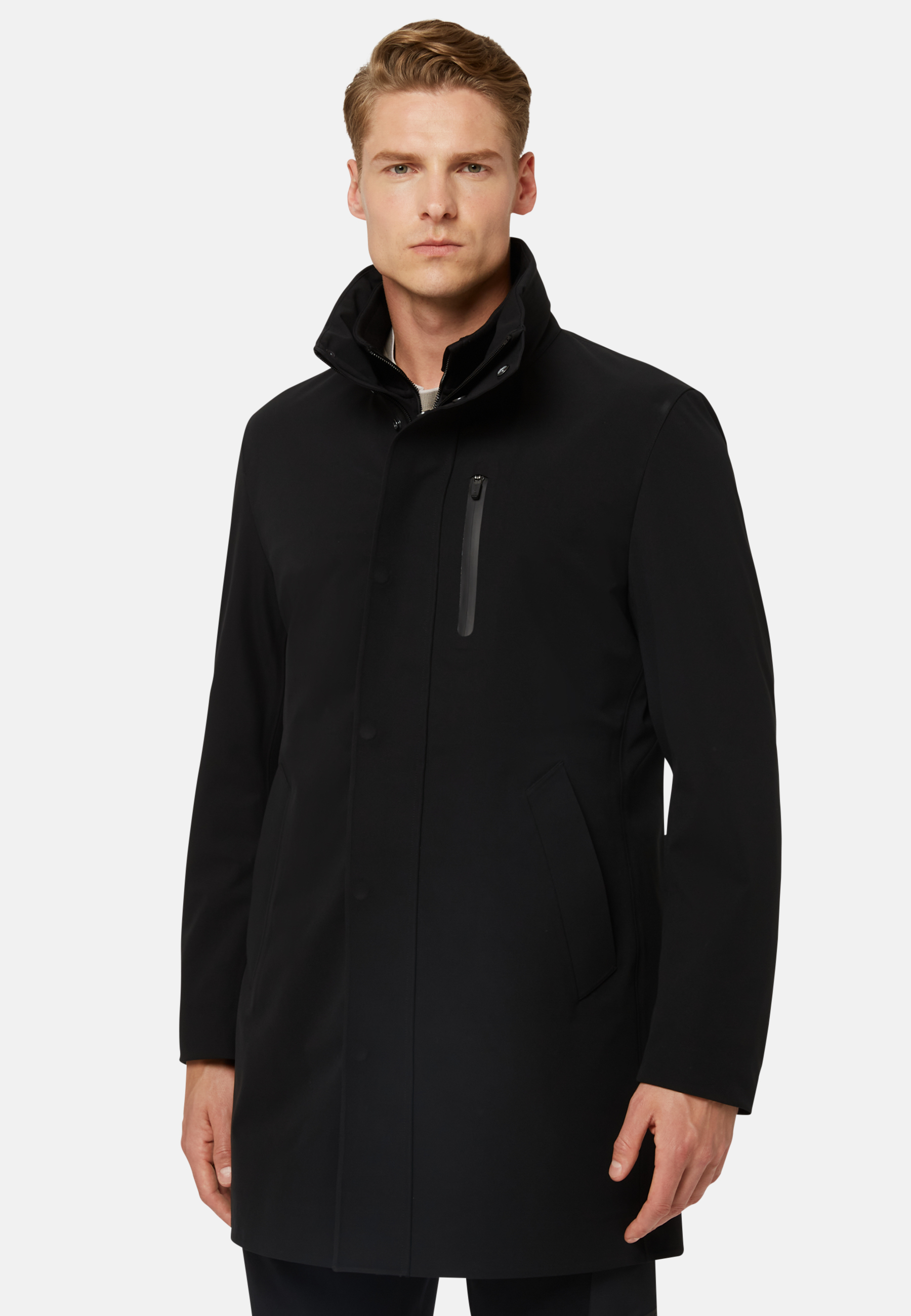 Men's Recycled Technical Fabric B Tech Car Coat | Boggi Milano