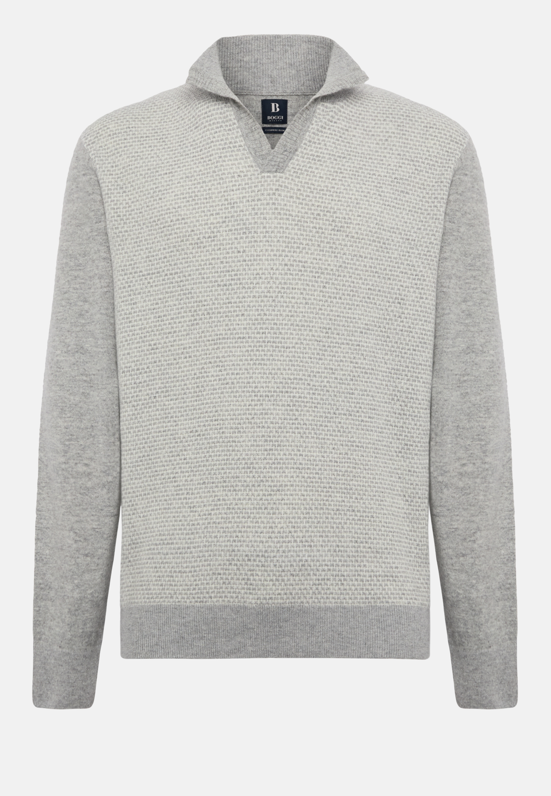 Essence Standard Mock Neck Sweatshirt in light gray