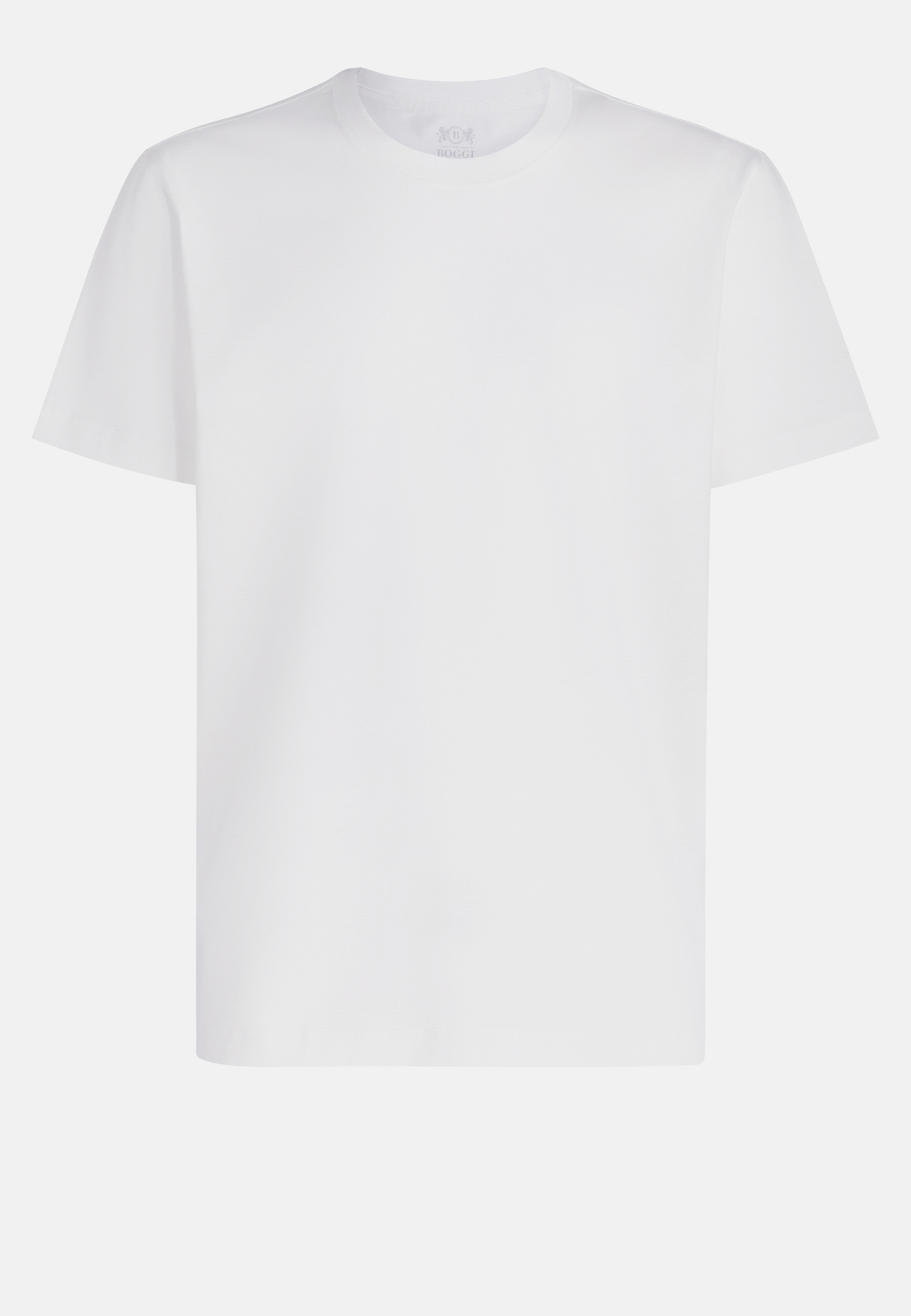 Pima jersey T-shirt with logo print