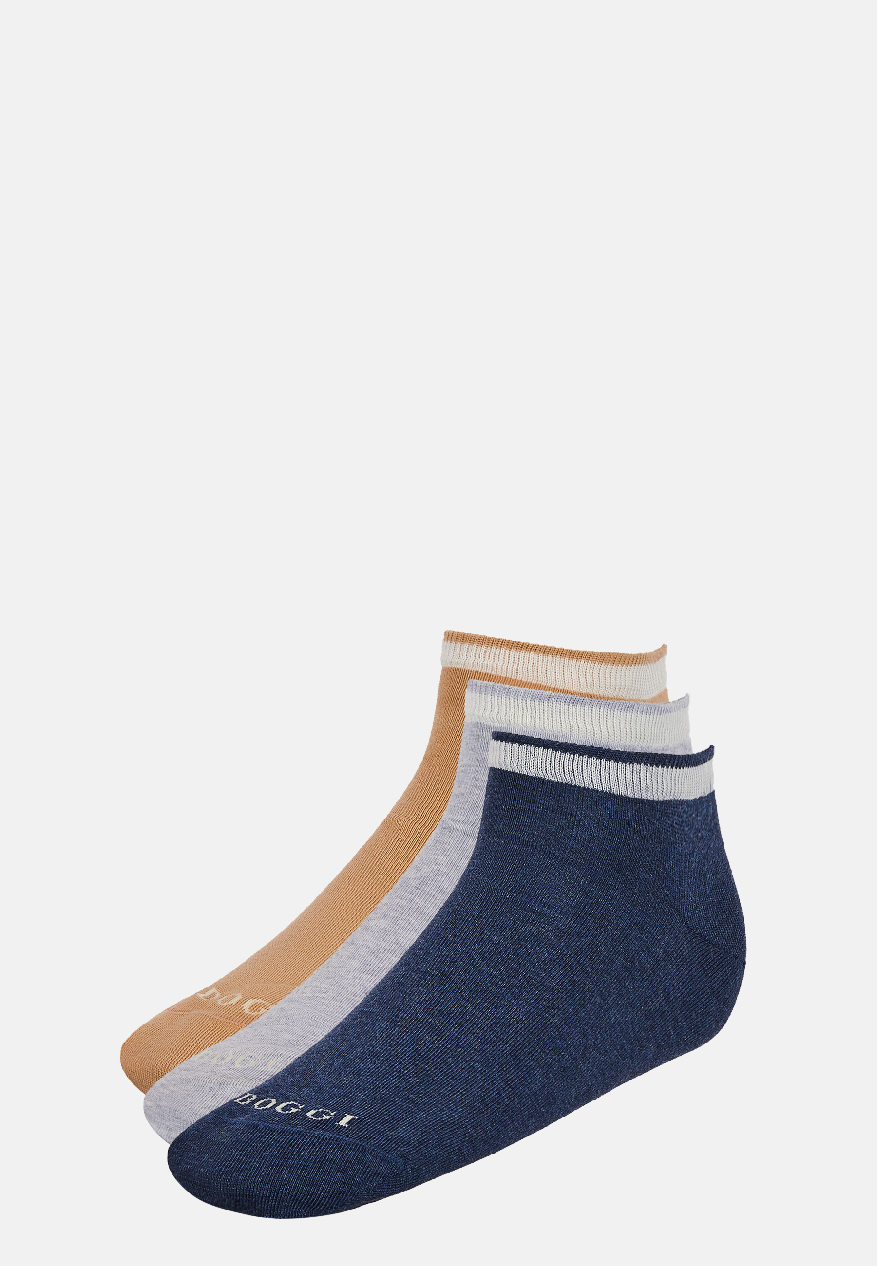 Men\'s Trainer Socks In Organic Cotton Blend | Boggi Milano