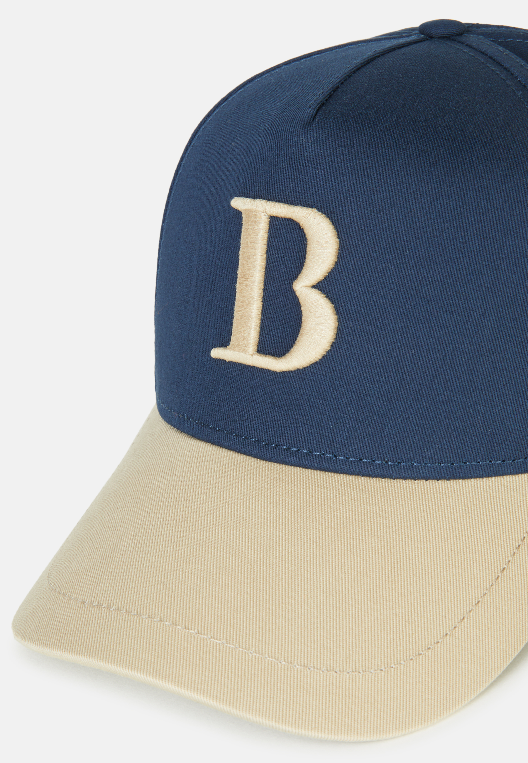 Men's Baseball Cap With Visor And Embroidery in Cotton