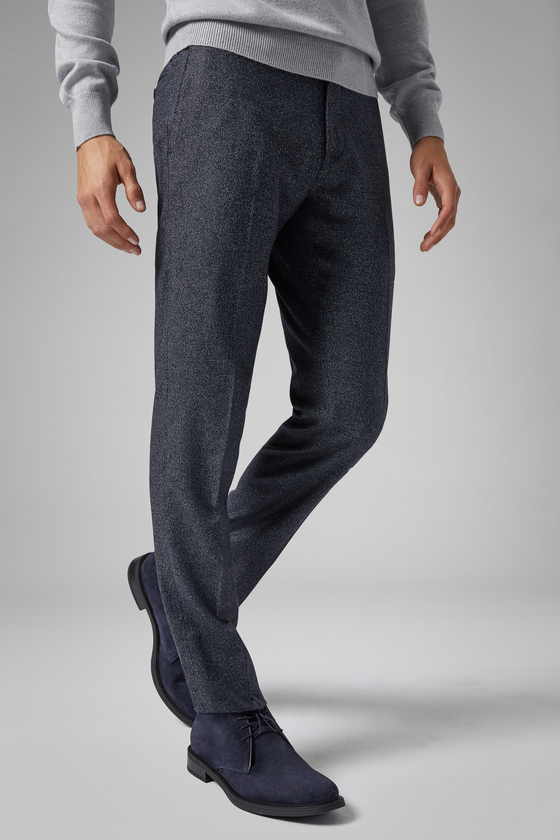 Santorelli Men's Zealander Wool Pants - Bergdorf Goodman