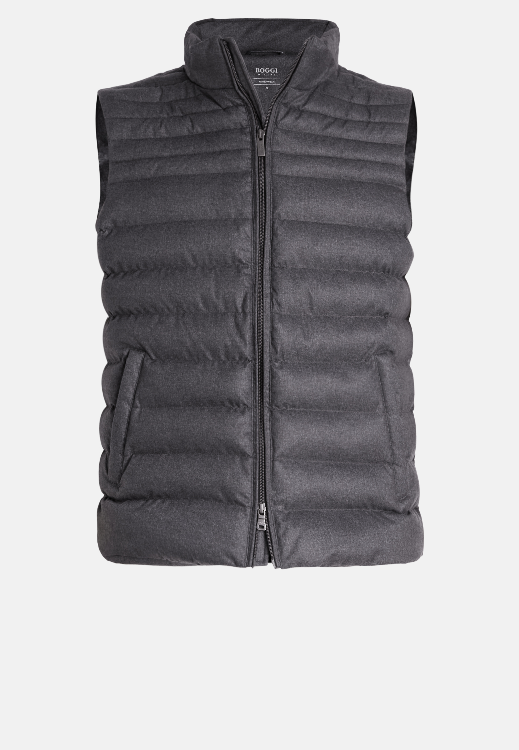 Quilted Melange Padded Vest Style Montebello