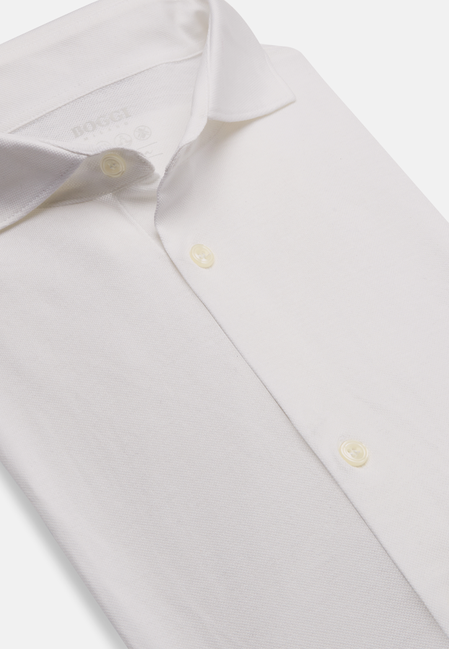 Men's Slim Fit Polo Shirt in Filo Di Scozia Pique | Boggi Milano