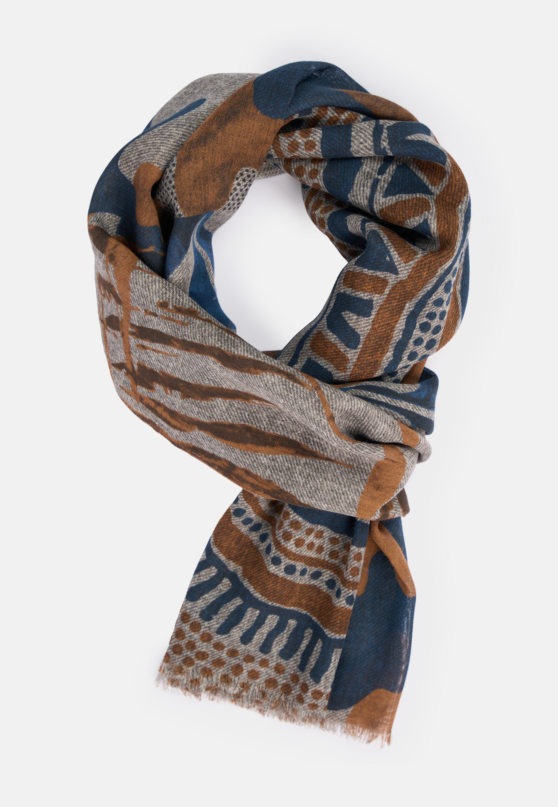 Men's Printed Wool with Abstract Motif | Boggi
