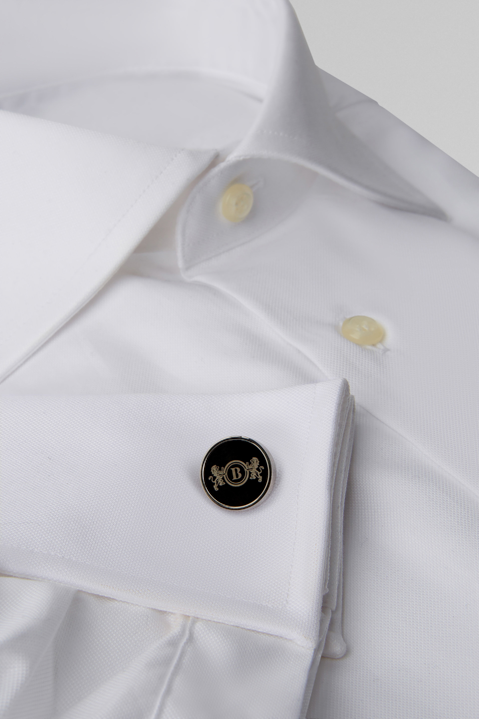 Round Metal Cufflinks With Lion Logo Boggi