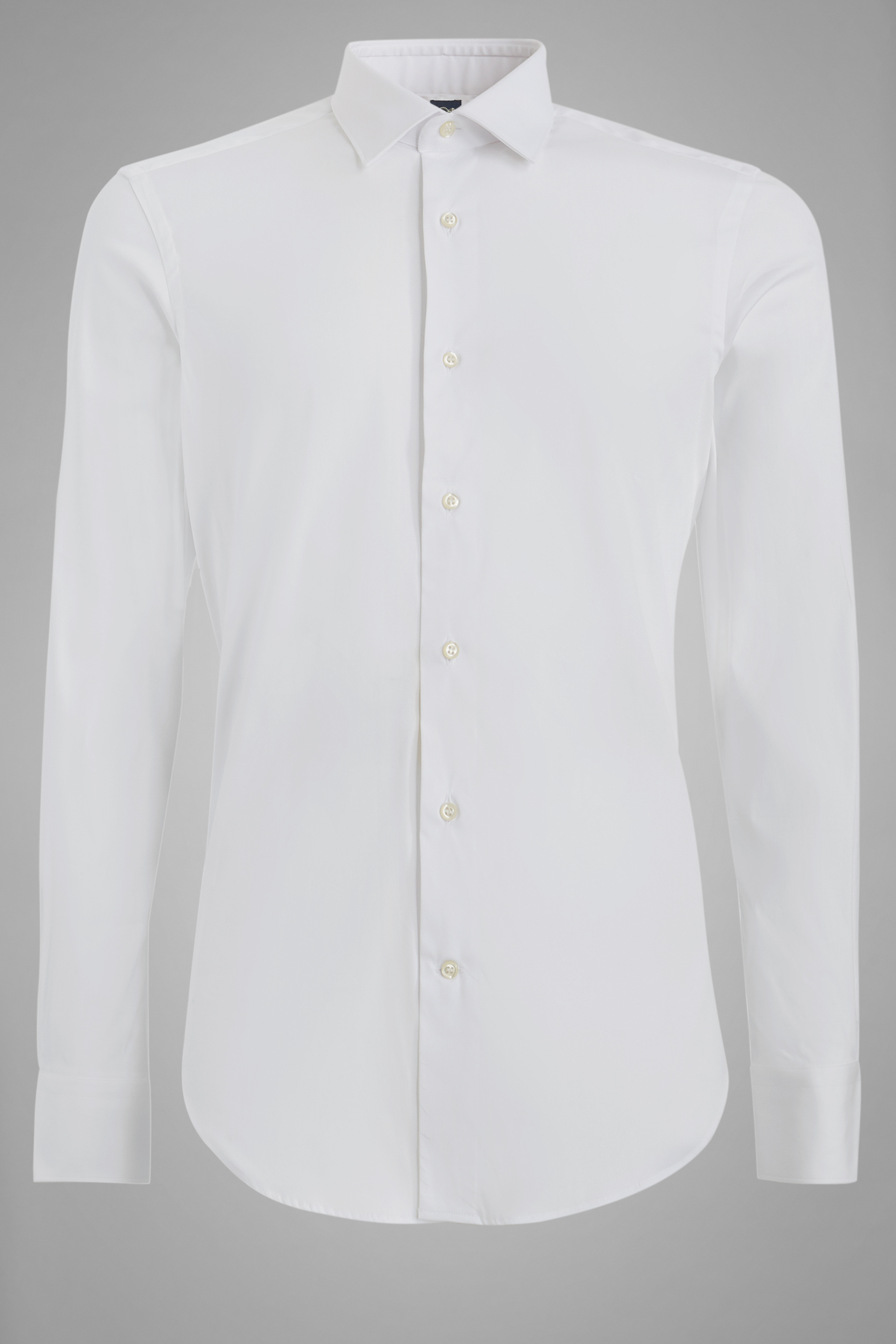 Men's Extra Slim Fit White Shirt With ...