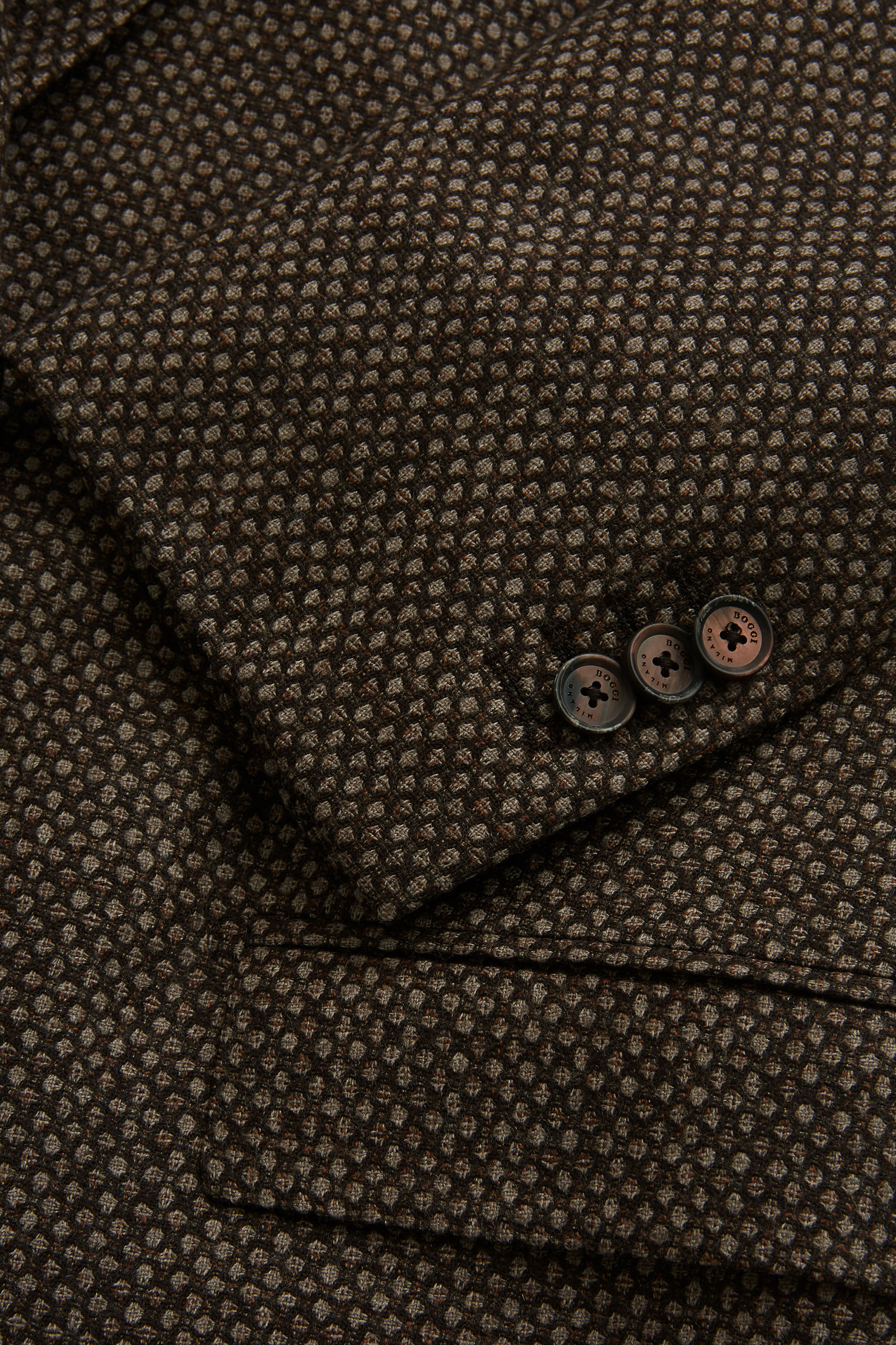 Men's Dark Grey Wool Amsterdam Blazer | Boggi Milano