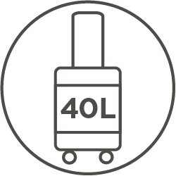 40L CAPACITY